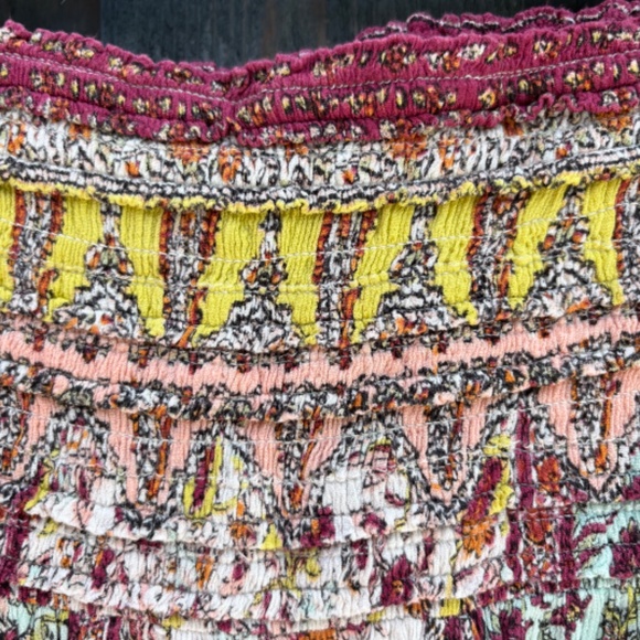 FREE PEOPLE ONE INDIAN JEWEL HARAM BOHO PATTERN PANTS- XS - Picture 4 of 6